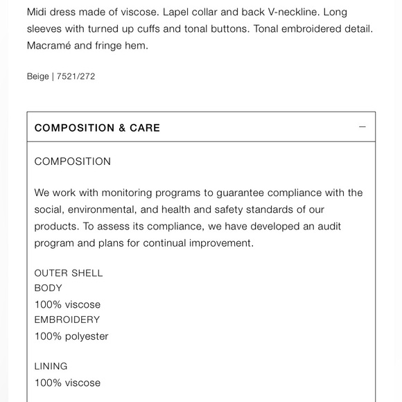 Zara embroidered macrame dress limited edition Size M-L - Picture 14 of 14